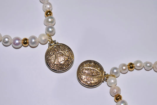 Virgin Mary Medallion Bracelet